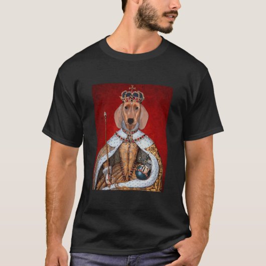 T-shirt Reine Dachshund (Devant)