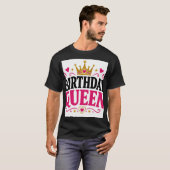 T-shirt Reine d'anniversaire (Devant entier)