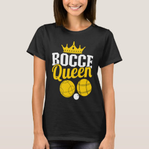 T-shirt Reine de Bocce Joueuse de Boccia Boules