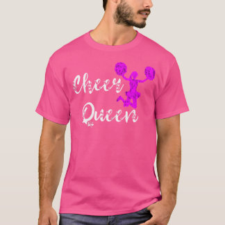 T-shirt Reine de Cheer Équipe de Cheerleading Cheerleader