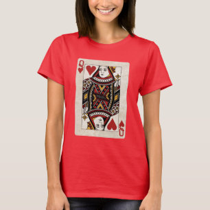 T-shirt Reine de chemise de coeurs