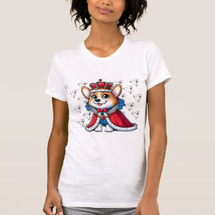 T-shirt reine de corgi