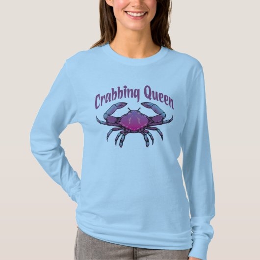 T-SHIRT REINE DE CRABBING (Devant)