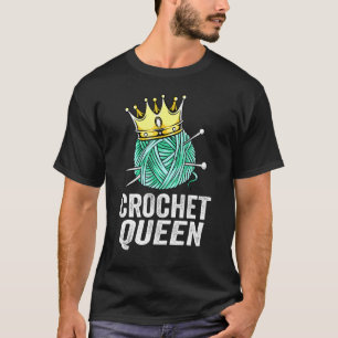 T-shirt Reine de crochet au crochet