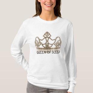 T-shirt Reine de dessus de pyjama de sommeil