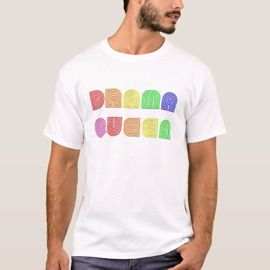 T-shirt Reine de drame (Devant)