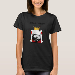 T-shirt Reine de golf Filles Golfing Femmes de golf