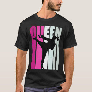 T-shirt Reine de karaté filles Adolescents cool Fan Enthou