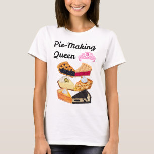 T-shirt Reine de la fabrication de tartes