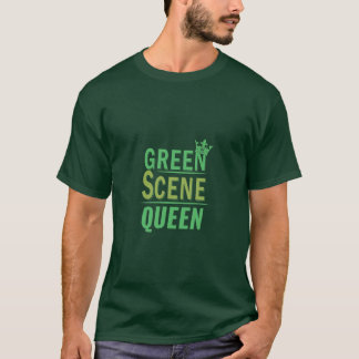 T-shirt Reine de la scène verte