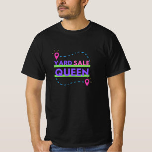 T-shirt Reine de la vente de jardin