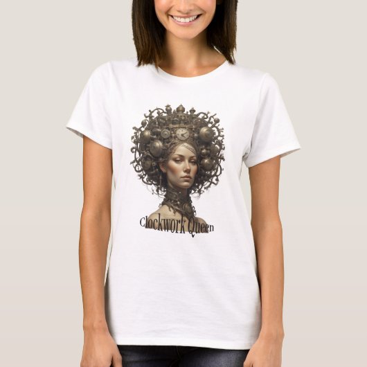 T-shirt Reine de l'horloge (Devant)