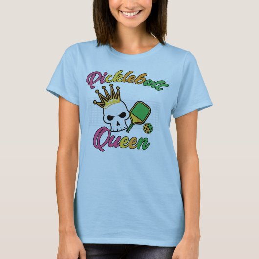 T-Shirt Reine de Pickleball (Devant)