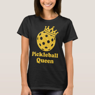 T-shirt Reine De Pickleball Mignonne Pour Les Femmes J'Aim