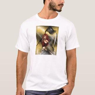 T-shirt Reine de pirate avec le drapeau