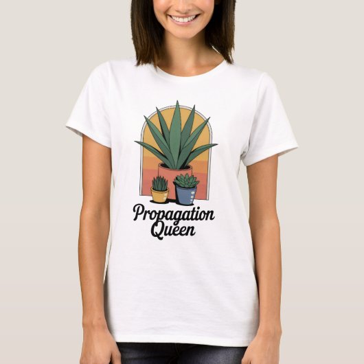 T-shirt Reine de propagation (Devant)