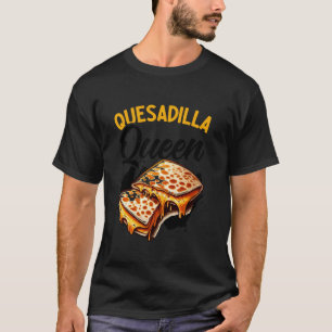 T-shirt Reine de Quesadilla Nourriture Mexicaine Cinq De M
