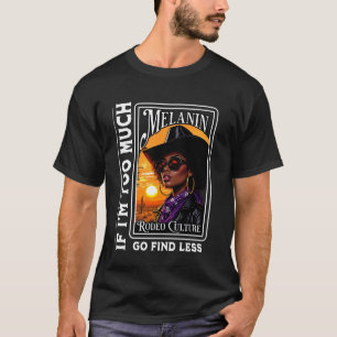 T-shirt Reine de Rodéo Noir Design de Swagger de Cowgirl M
