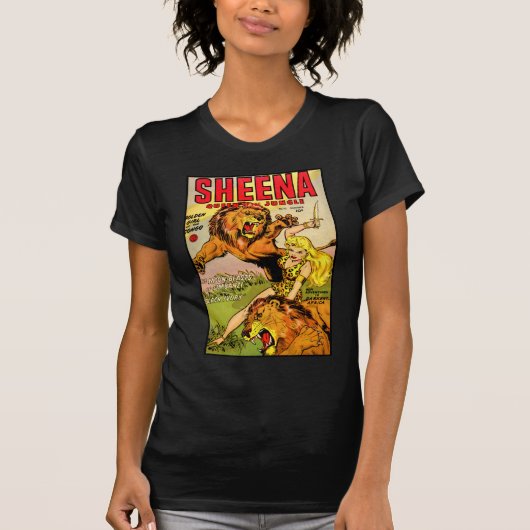 T-shirt Reine de Sheena de la jungle (Devant)
