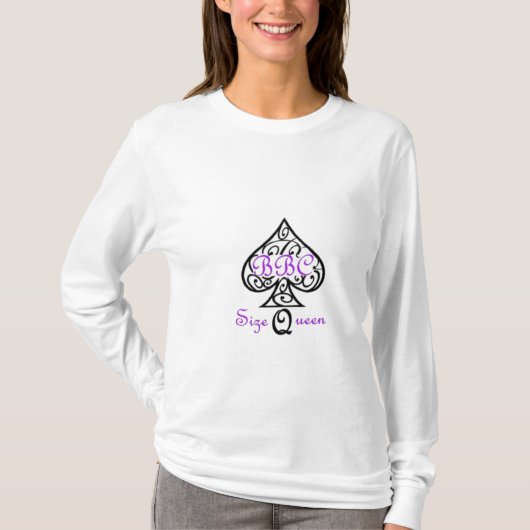 T-shirt Reine de taille de la BBC (Devant)