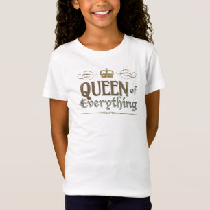 T-Shirt Reine de tout - Médiévale Couronne royale riche
