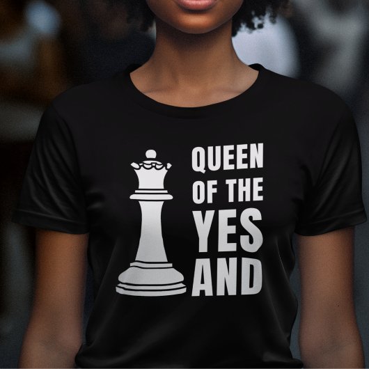 T-shirt REINE D'Échecs AMUSANTE DU OUI ET