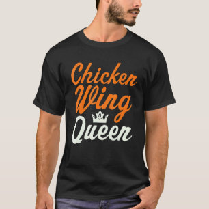 T-shirt Reine des ailes de poulet Buffalo Amoureux des ail