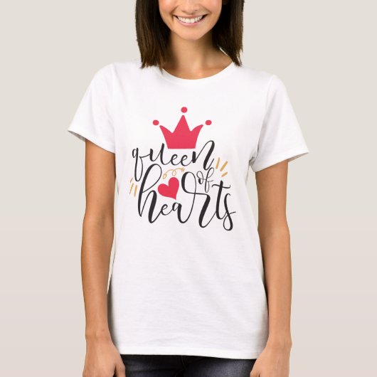 T-shirt Reine des coeurs (Devant)