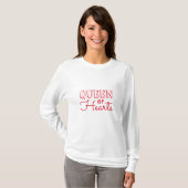 T-SHIRT REINE DES COEURS (Devant entier)