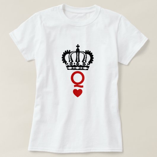 T-shirt Reine des coeurs (Design devant)