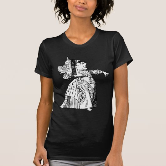 T-shirt Reine des coeurs - avec sa tête ! (Devant)
