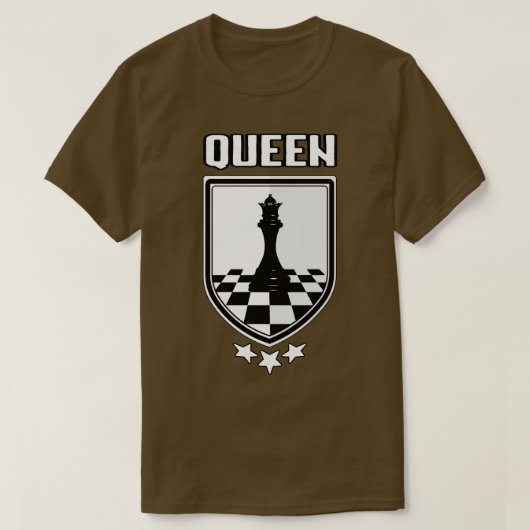 T-shirt Reine des échecs (Design devant)