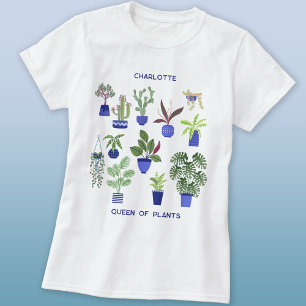 T-shirt Reine des Plantes personnalisée