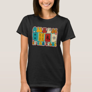 T-shirt Reine Des Tiles Mahjong Mahjong Joueur chinois