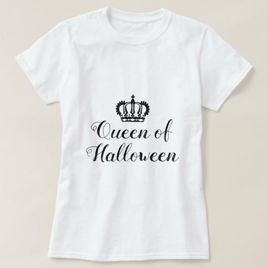 T-shirt Reine d'Halloween (Design devant)