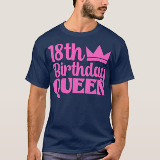 T-shirt Reine du 18e anniversaire