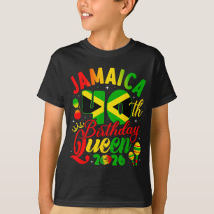 T-shirt Reine du 40e anniversaire Fille de Jamaïque Tenue