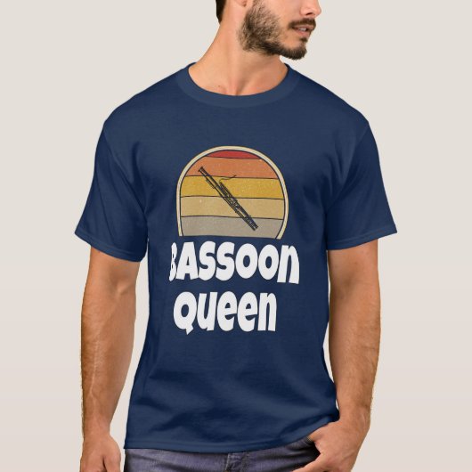 T-shirt Reine du basson (Devant)