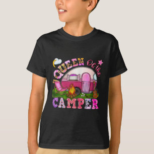 T-shirt Reine du camping-car Camping _1