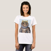 T-shirt Reine du chat 2 (Devant entier)