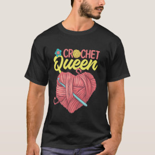 T-shirt Reine du Crochet - Amoureuse de la Laine