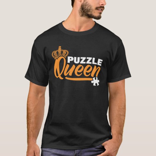 T-shirt Reine du Puzzle (Devant)
