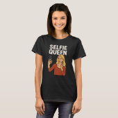 T-shirt Reine du selfie (Devant entier)