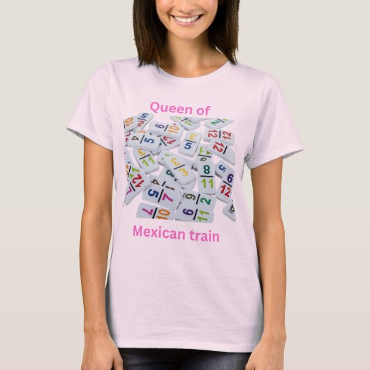 T-shirt Reine du train mexicain (Devant)