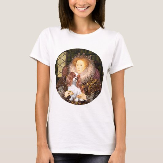 T-shirt Reine Elizabeth I - Blenheim Cavalier (Devant)