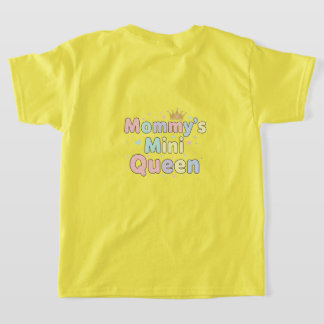 T-shirt Reine en jaune