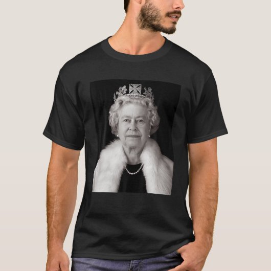 T-shirt Reine II - Elizabeth Angleterre - Reine d'Angleter (Devant)