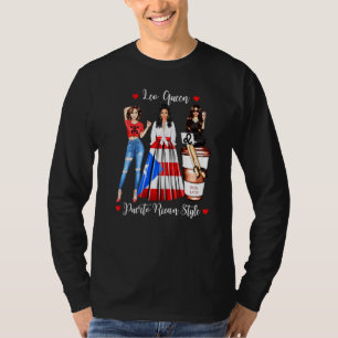 T-shirt Reine Leo Porto Rico Femme Fille Portoricaine Bori
