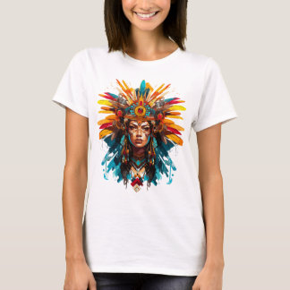T-shirt Reine Majestic Aztèque