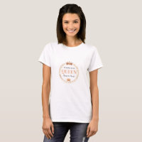 Reine Maman Forte Couronne d'Or Design Floral